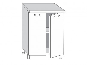 2.60.2 Шкаф-стол на 600мм с 2-мя дверцами в Лянторе - lyantor.magazinmebel.ru | фото