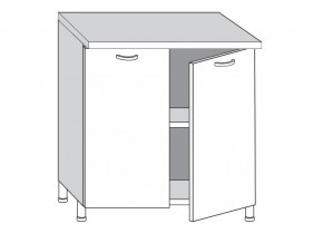 2.80.2 Шкаф-стол на 800мм с 2-мя дверцами в Лянторе - lyantor.magazinmebel.ru | фото
