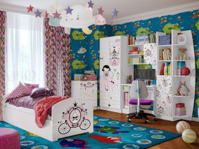 Детская комната Юниор-2 Принцесса в Лянторе - lyantor.magazinmebel.ru | фото