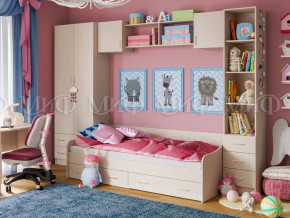 Детская комната Вега 1 Дуб беленый в Лянторе - lyantor.magazinmebel.ru | фото