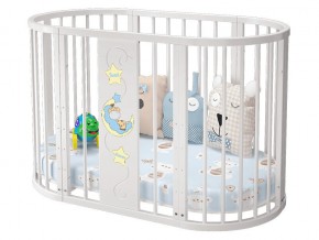 Детская кроватка белая Эстель в Лянторе - lyantor.magazinmebel.ru | фото