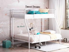 Двухъярусная кровать Гранада-2 140 белая в Лянторе - lyantor.magazinmebel.ru | фото - изображение 1
