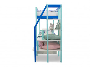 Двухъярусная кровать Svogen с ящиками мятно-синий в Лянторе - lyantor.magazinmebel.ru | фото - изображение 4