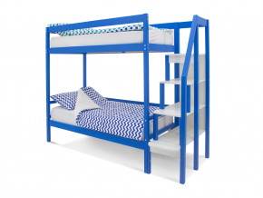 Двухъярусная кровать Svogen синий в Лянторе - lyantor.magazinmebel.ru | фото