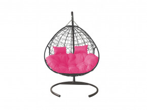 Кокон Для двоих с ротангом розовая подушка в Лянторе - lyantor.magazinmebel.ru | фото