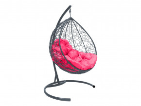Кокон Капля ротанг розовая подушка в Лянторе - lyantor.magazinmebel.ru | фото
