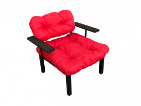 Кресло Дачное красная подушка в Лянторе - lyantor.magazinmebel.ru | фото - изображение 1