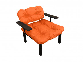 Кресло Дачное оранжевая подушка в Лянторе - lyantor.magazinmebel.ru | фото