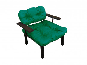 Кресло Дачное зелёная подушка в Лянторе - lyantor.magazinmebel.ru | фото - изображение 1