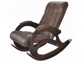 Кресло-качалка К 5/1 коричневый крокодил в Лянторе - lyantor.magazinmebel.ru | фото - изображение 1
