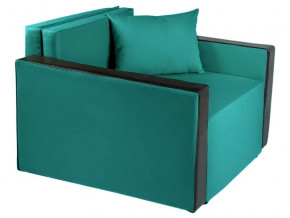 Кресло-кровать Милена с подлокотниками рогожка emerald в Лянторе - lyantor.magazinmebel.ru | фото