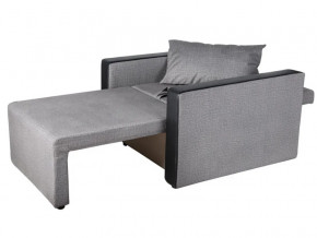 Кресло-кровать Милена с подлокотниками велюр серый в Лянторе - lyantor.magazinmebel.ru | фото - изображение 2