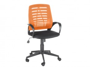 Кресло оператора Ирис стандарт оранжевый/черный в Лянторе - lyantor.magazinmebel.ru | фото - изображение 1