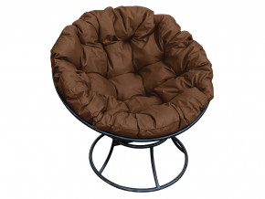 Кресло Папасан без ротанга коричневая подушка в Лянторе - lyantor.magazinmebel.ru | фото