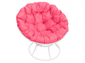 Кресло Папасан без ротанга розовая подушка в Лянторе - lyantor.magazinmebel.ru | фото
