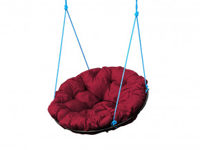 Кресло Папасан подвесное бордовая подушка в Лянторе - lyantor.magazinmebel.ru | фото - изображение 1