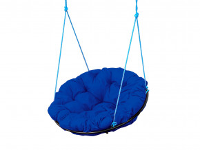 Кресло Папасан подвесное синяя подушка в Лянторе - lyantor.magazinmebel.ru | фото - изображение 1