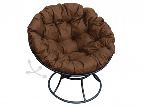 Кресло Папасан пружинка без ротанга коричневая подушка в Лянторе - lyantor.magazinmebel.ru | фото - изображение 1