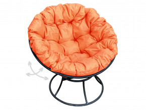 Кресло Папасан пружинка без ротанга оранжевая подушка в Лянторе - lyantor.magazinmebel.ru | фото