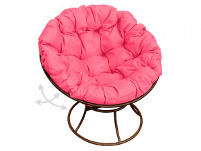 Кресло Папасан пружинка без ротанга розовая подушка в Лянторе - lyantor.magazinmebel.ru | фото