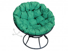 Кресло Папасан пружинка без ротанга зелёная подушка в Лянторе - lyantor.magazinmebel.ru | фото
