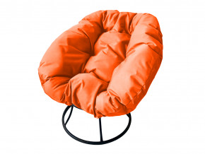 Кресло Пончик без ротанга оранжевая подушка в Лянторе - lyantor.magazinmebel.ru | фото - изображение 1