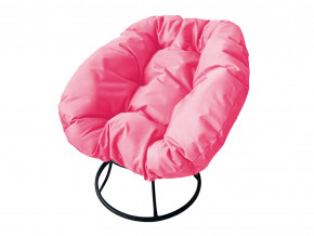 Кресло Пончик без ротанга розовая подушка в Лянторе - lyantor.magazinmebel.ru | фото - изображение 1