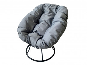 Кресло Пончик без ротанга серая подушка в Лянторе - lyantor.magazinmebel.ru | фото