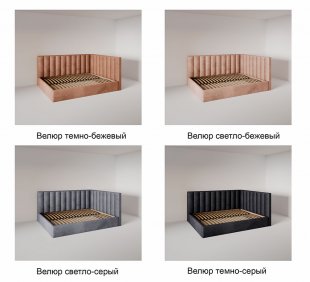 Кровать Вертикаль угловая 0.9 м с ортопедическим основанием в Лянторе - lyantor.magazinmebel.ru | фото - изображение 6