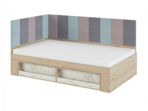 Кровать 1,2 с мягким элементом 1,2 и 2,0 Мод.2.3 в Лянторе - lyantor.magazinmebel.ru | фото