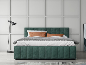 Кровать 1400 Лана зеленый велюр в Лянторе - lyantor.magazinmebel.ru | фото - изображение 2