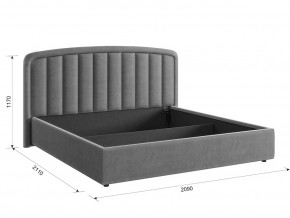 Кровать 1.8 Сиена-2 велюр латте в Лянторе - lyantor.magazinmebel.ru | фото - изображение 2