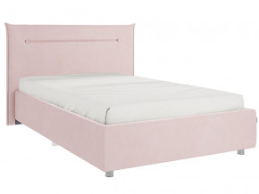 Кровать Альба 1200 велюр нежно-розовый в Лянторе - lyantor.magazinmebel.ru | фото
