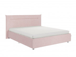 Кровать Альба 1600 велюр нежно-розовый в Лянторе - lyantor.magazinmebel.ru | фото - изображение 1