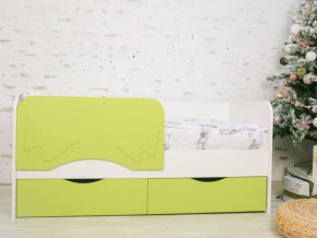 Кровать Бабочка белый/салатовый софт в Лянторе - lyantor.magazinmebel.ru | фото