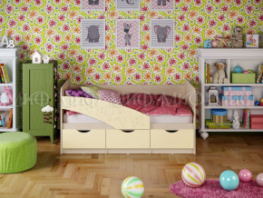 Кровать Бабочки 1600 Ваниль в Лянторе - lyantor.magazinmebel.ru | фото - изображение 1