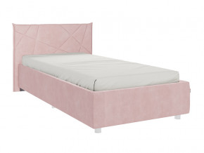 Кровать Бест 900 велюр нежно-розовый в Лянторе - lyantor.magazinmebel.ru | фото