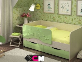 Кровать детская Алиса КР 812 зеленая 1600 в Лянторе - lyantor.magazinmebel.ru | фото - изображение 1
