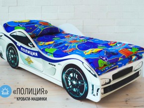 Кровать детская машина Полиции в Лянторе - lyantor.magazinmebel.ru | фото - изображение 1