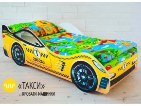 Кровать детская машина Такси в Лянторе - lyantor.magazinmebel.ru | фото