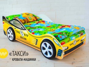 Кровать детская машина Такси в Лянторе - lyantor.magazinmebel.ru | фото - изображение 2