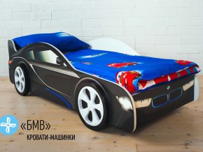 Кровать детская машинка БМВ в Лянторе - lyantor.magazinmebel.ru | фото - изображение 2