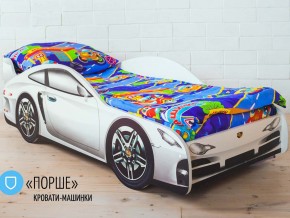 Кровать детская машинка Порше в Лянторе - lyantor.magazinmebel.ru | фото