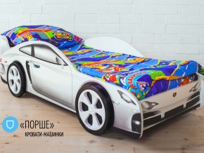 Кровать детская машинка Порше в Лянторе - lyantor.magazinmebel.ru | фото - изображение 2