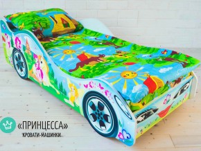 Кровать детская машинка Принцесса в Лянторе - lyantor.magazinmebel.ru | фото