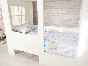 Кровать детская Теремок без ящика белая в Лянторе - lyantor.magazinmebel.ru | фото - изображение 2