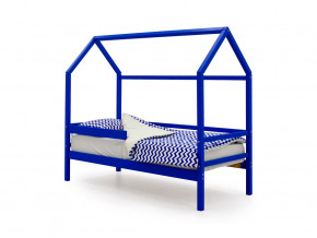 Кровать-домик Svogen с бортиком синий в Лянторе - lyantor.magazinmebel.ru | фото - изображение 1