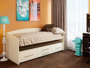 Кровать двухъярусная Адель 5 вудлайн кремовый в Лянторе - lyantor.magazinmebel.ru | фото