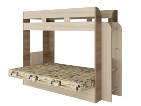 Кровать двухъярусная Карамель 75 шимо ткань савана в Лянторе - lyantor.magazinmebel.ru | фото - изображение 2