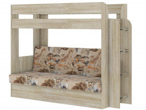 Кровать двухъярусная Карамель 75 сонома-саванна в Лянторе - lyantor.magazinmebel.ru | фото - изображение 1